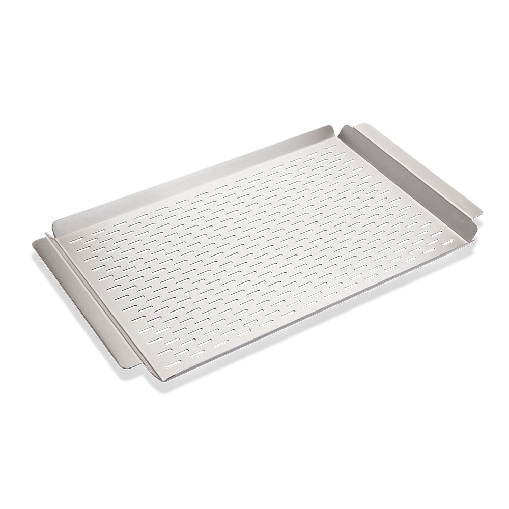 Crown Verity CV-PGT-1117 Veggie/Fish Tray - 17 1/2"L x 11 1/2"W, Stainless Steel