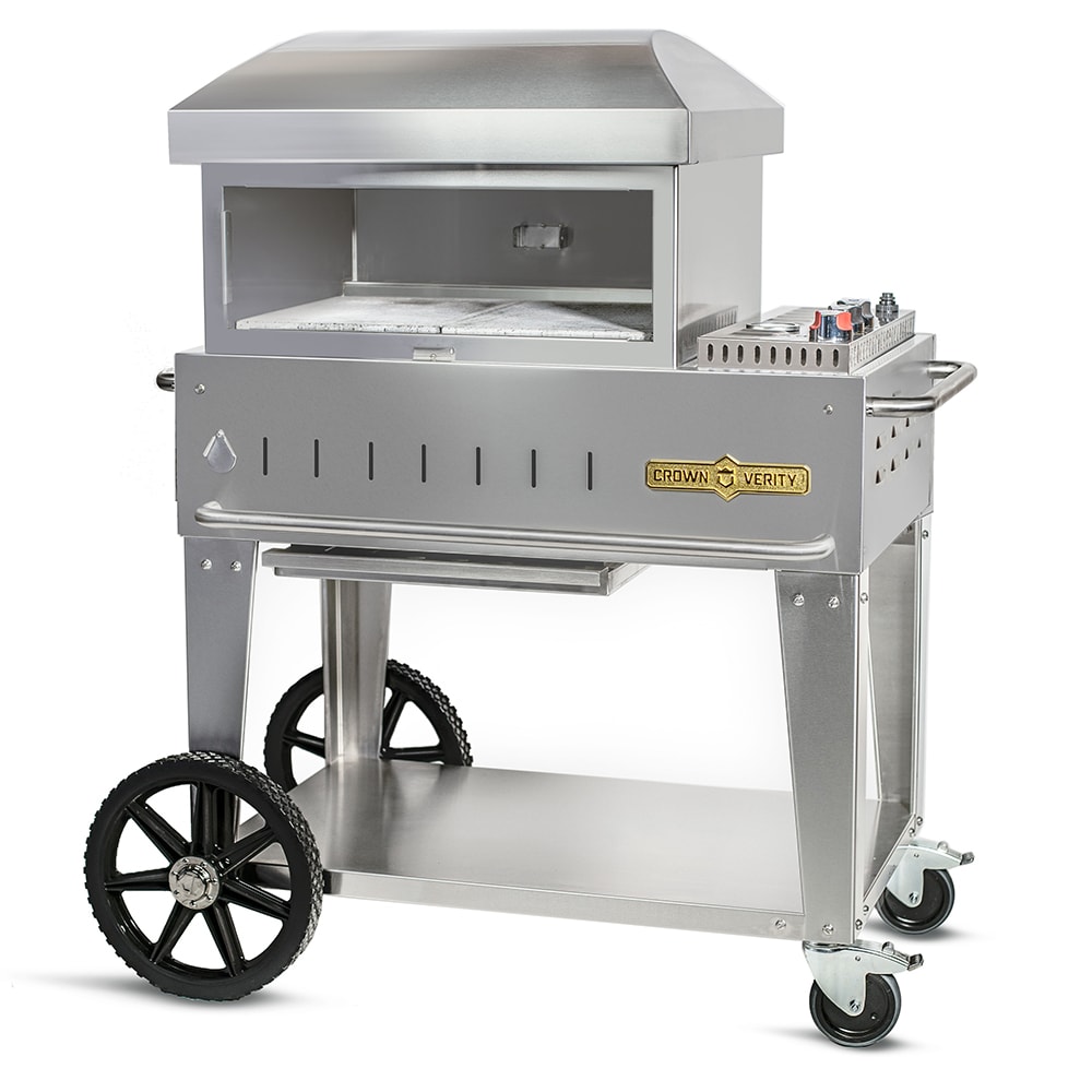 Crown Verity CV-PZ-24-MB Outdoor Pizza Deck Oven, Liquid Propane