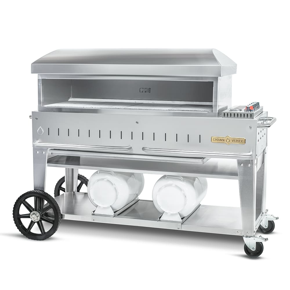 Crown Verity CV-PZ-48-MB Outdoor Pizza Deck Oven, Liquid Propane