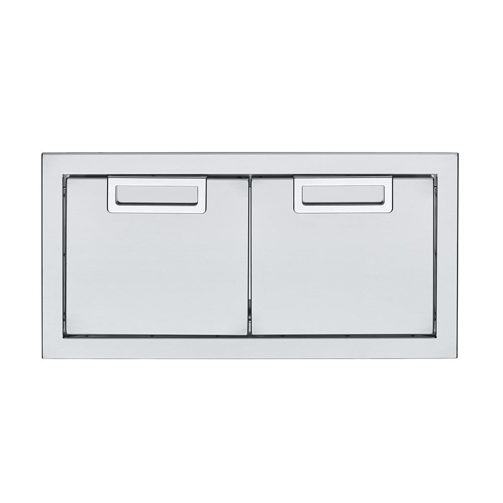Crown Verity IBI24-HD 24" Built In Horizontal Door w/ Double Access - Soft Close, Stainless Steel
