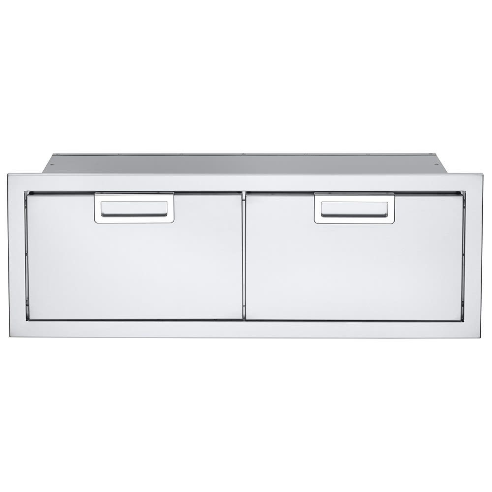 Crown Verity IBI36-DD 36" Built In Horizontal Drawer - Soft Close, Stainless Steel