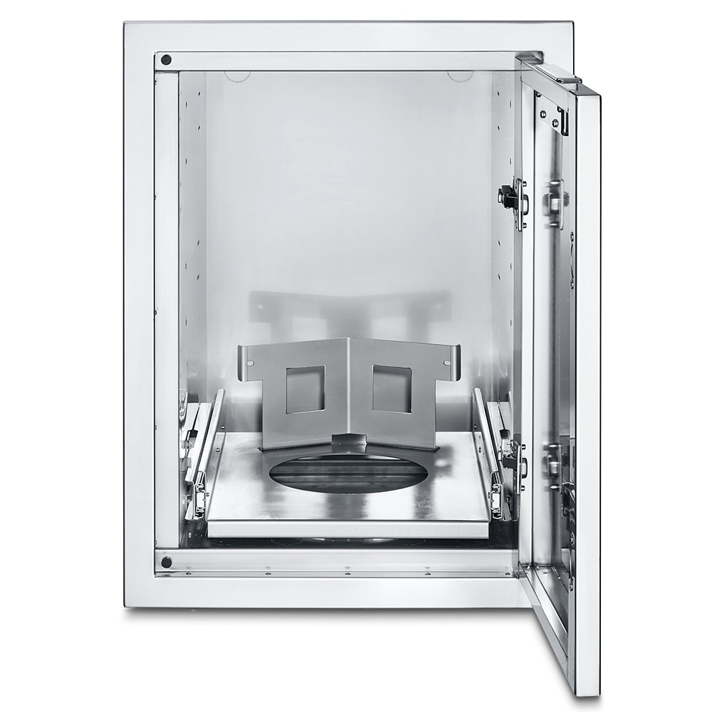 Crown Verity IBILC-PH-1D Large Built In Cabinet w/ Propane Tank Holder & (1) Drawer - Stainless Steel