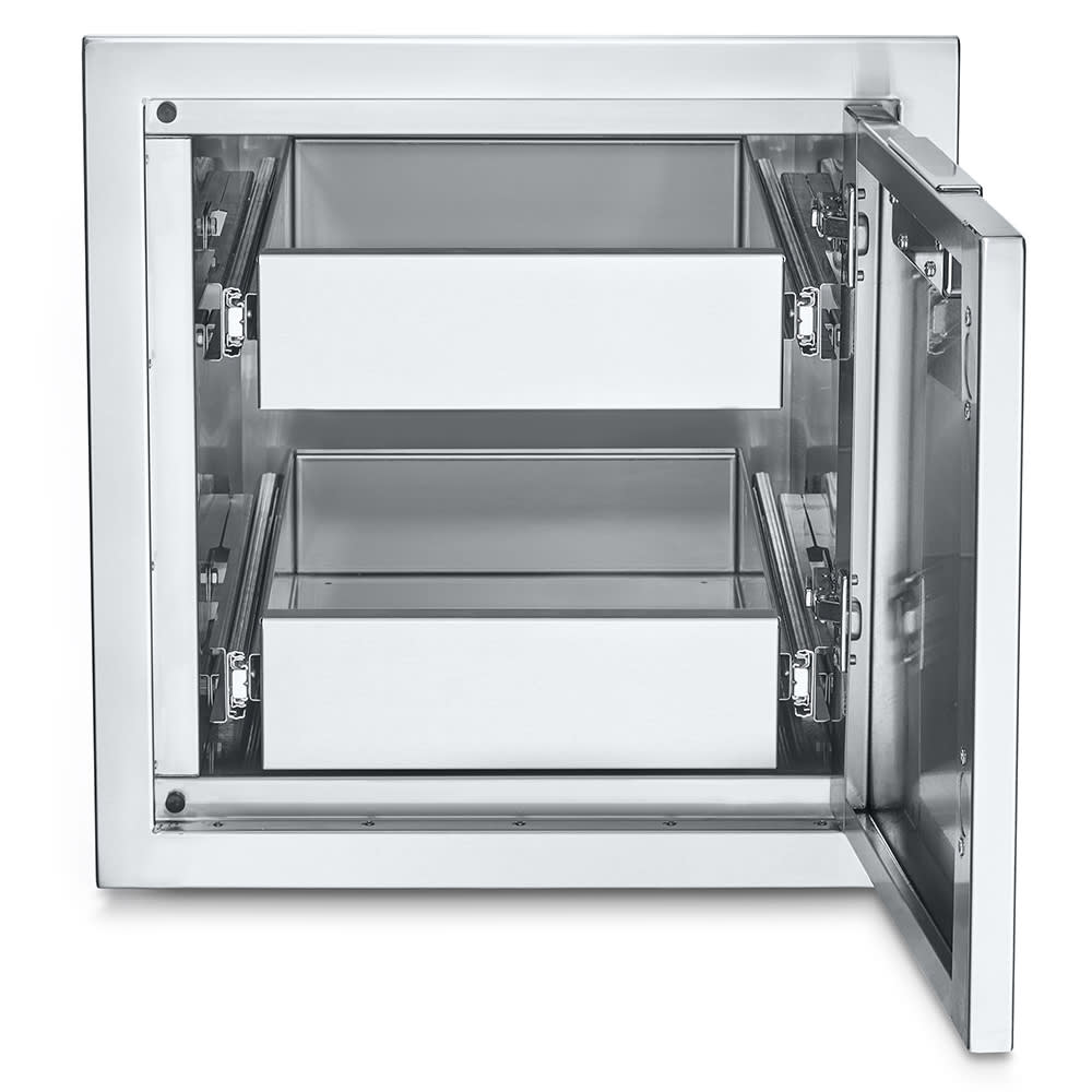 Crown Verity IBISC-2D Small Built In Cabinet w/ (2) Drawers - Stainless Steel