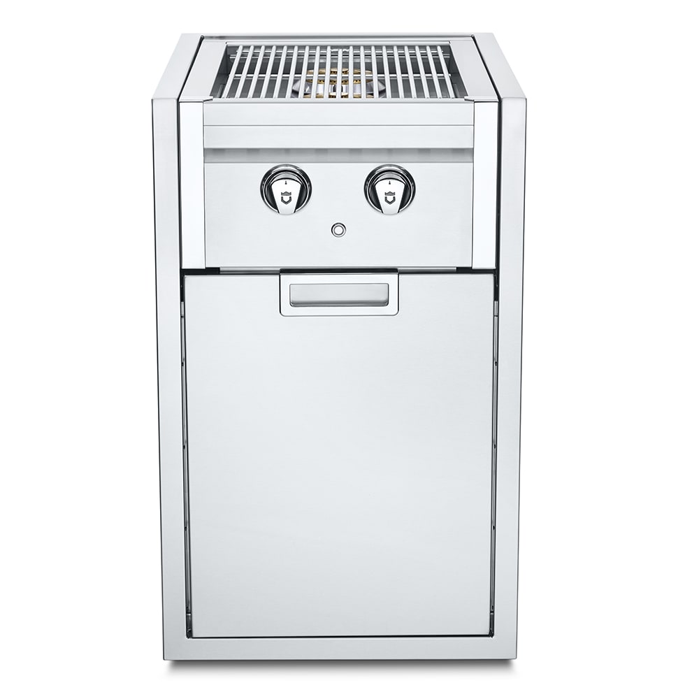 Crown Verity IBISC-SBNG Small Built In Cabinet w/ Dual Side Burner - Stainless Steel