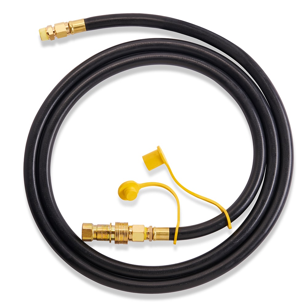 Crown Verity ZCV-NGH075 3/4" Natural Gas Hose w/ Quick Disconnect for MCB-60 & MCB-72, 10 ft