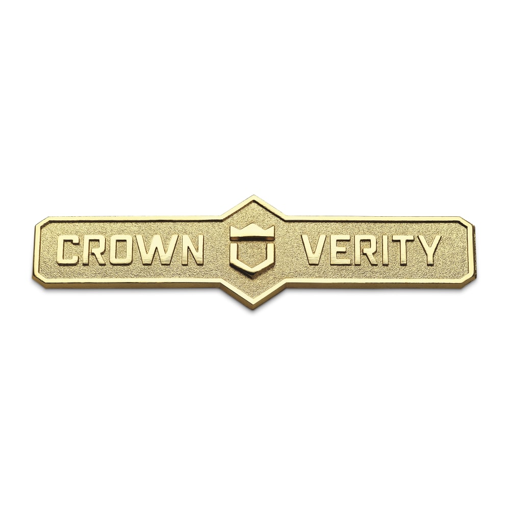 Crown Verity ZCV-2003-16-K Name Plate Assembly w/ Clips