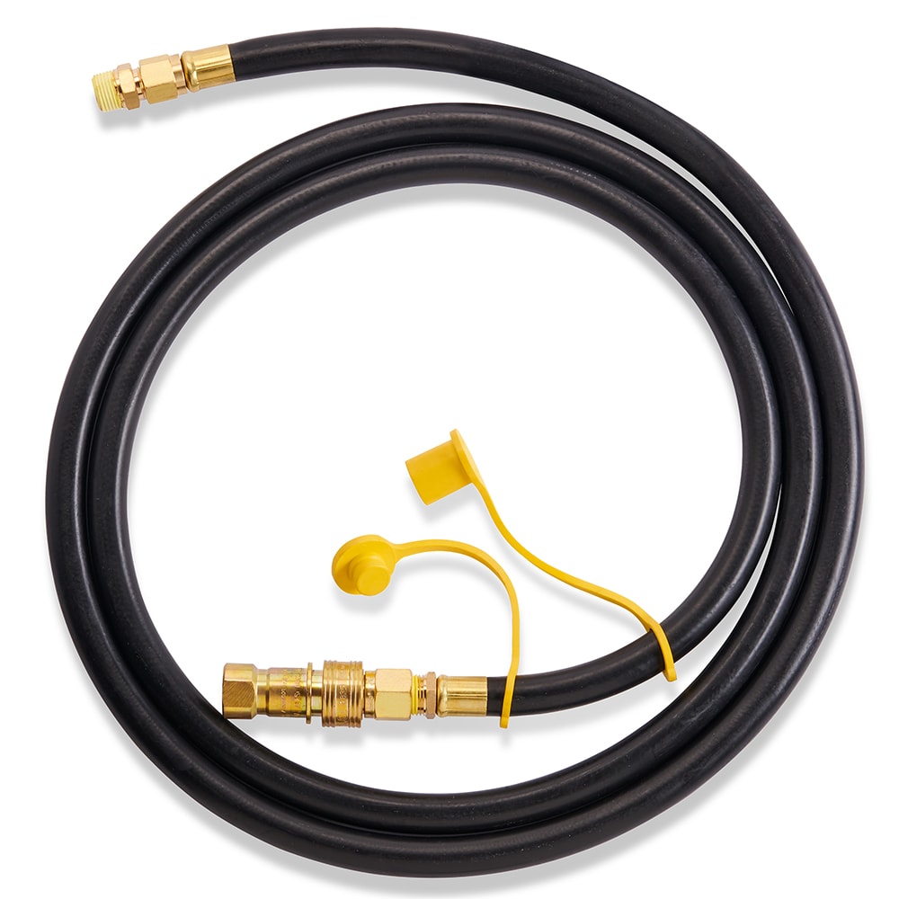 Crown Verity ZCV-NGH05 10 ft Natural Gas Hose for MCB-30, MCB-36, & MCB-48 - 1/2" Diameter