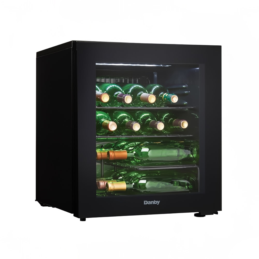 Danby DWC018A1BDB 18" One Section Wine Cooler w/ (1) Zone - 16 Bottle Capacity, 115v