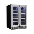 Danby DWC047D1BSSPR 24" Two Section Wine Cooler w/ (2) Zones - 42 Bottle Capacity, 115v thumbnail 3
