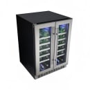 Danby DWC047D1BSSPR 24" Two Section Wine Cooler w/ (2) Zones - 42 Bottle Capacity, 115v thumbnail 4