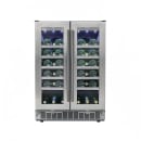 Danby DWC047D1BSSPR 24" Two Section Wine Cooler w/ (2) Zones - 42 Bottle Capacity, 115v thumbnail 5