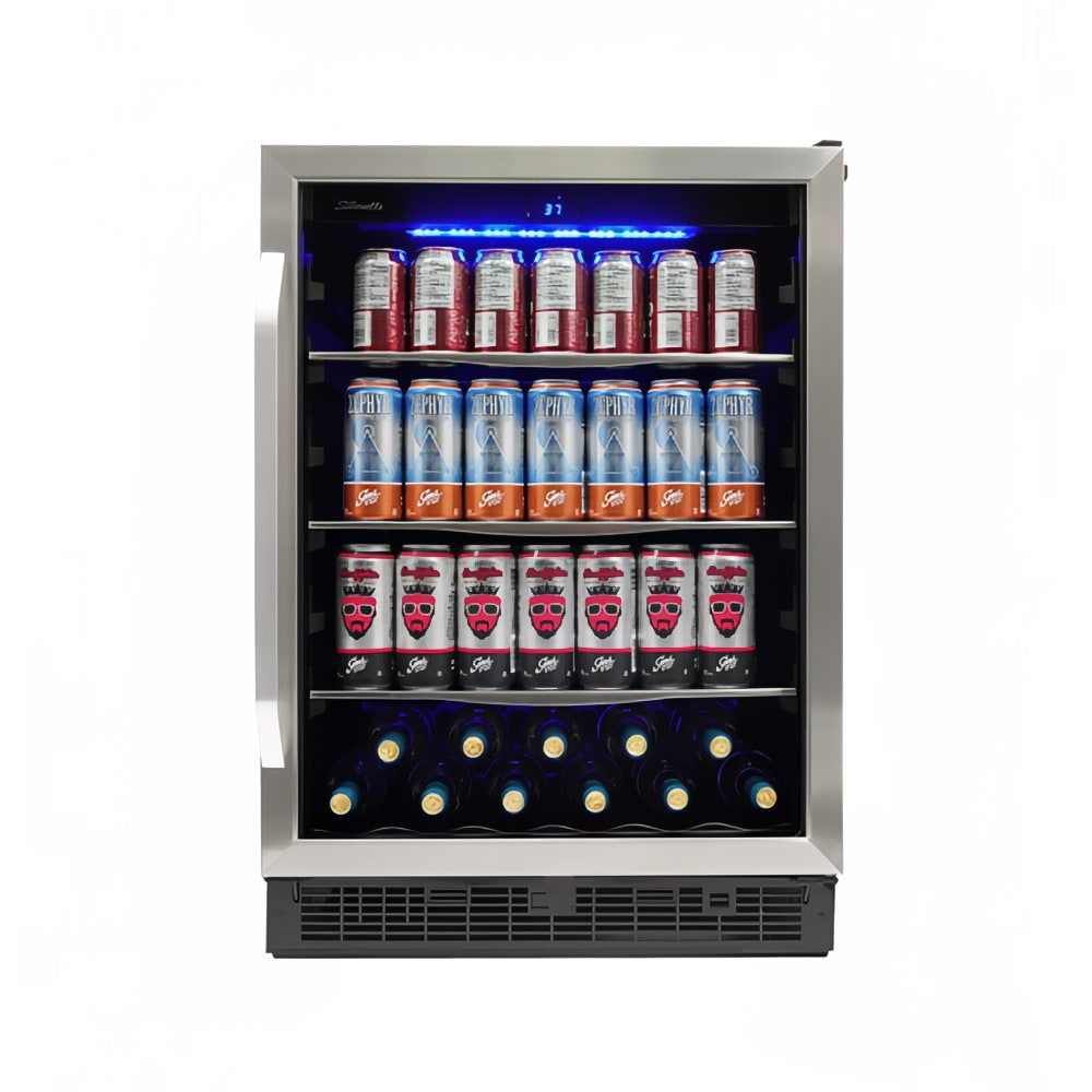 Danby SBC057D1BSS 24" One Section Wine Cooler w/ (1) Zone - 11 Bottle Capacity, 115v