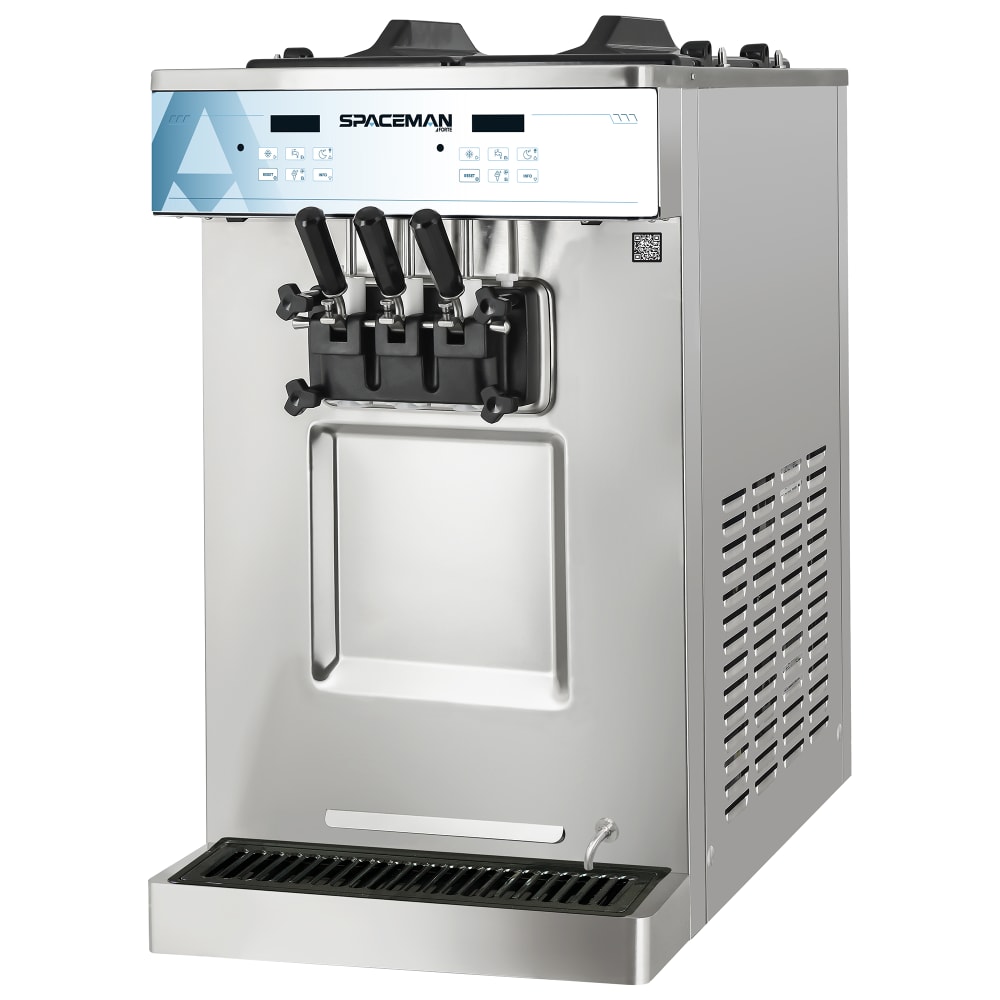 Spaceman 6235-C Soft Serve Ice Cream Machine w/ (2) 12 7/10 qt Flavor Hoppers, 208-230v, 1ph