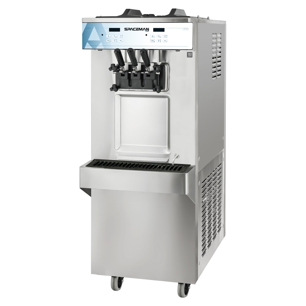 Spaceman 6250-C Soft Serve Ice Cream Machine w/ (2) 12 7/10 qt Flavor Hoppers, 208-230v, 1ph