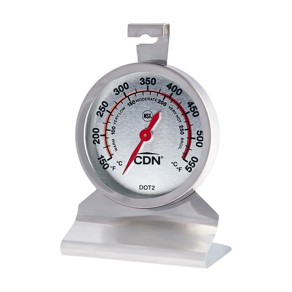 CDN Oven Thermometer w/ 2" Dial Face, 150 to 550°F (DOT2)