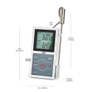 CDN Digital Dual-Sensing Thermometer w/ 6 3/4" Stem, 32 to 572°F, Silver (DSP1-S) thumbnail 5