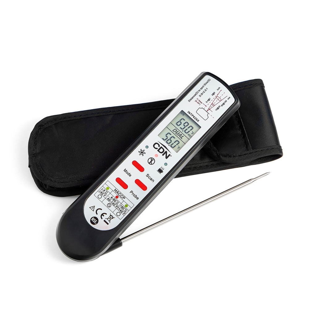 CDN Infrared Thermocouple Thermometer w/ -67 to 482°F Temperature Range (INTP626X)