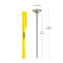 CDN 1" Dial Type Cooking Thermometer w/ 5" Stem, 50 to 550°F (IRT550) thumbnail 5