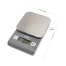 CDN 2 1/5 lb Digital Precision Scale w/ Removable Platform - 4 9/20" x 4 9/20", Green (SD0202-G) thumbnail 5