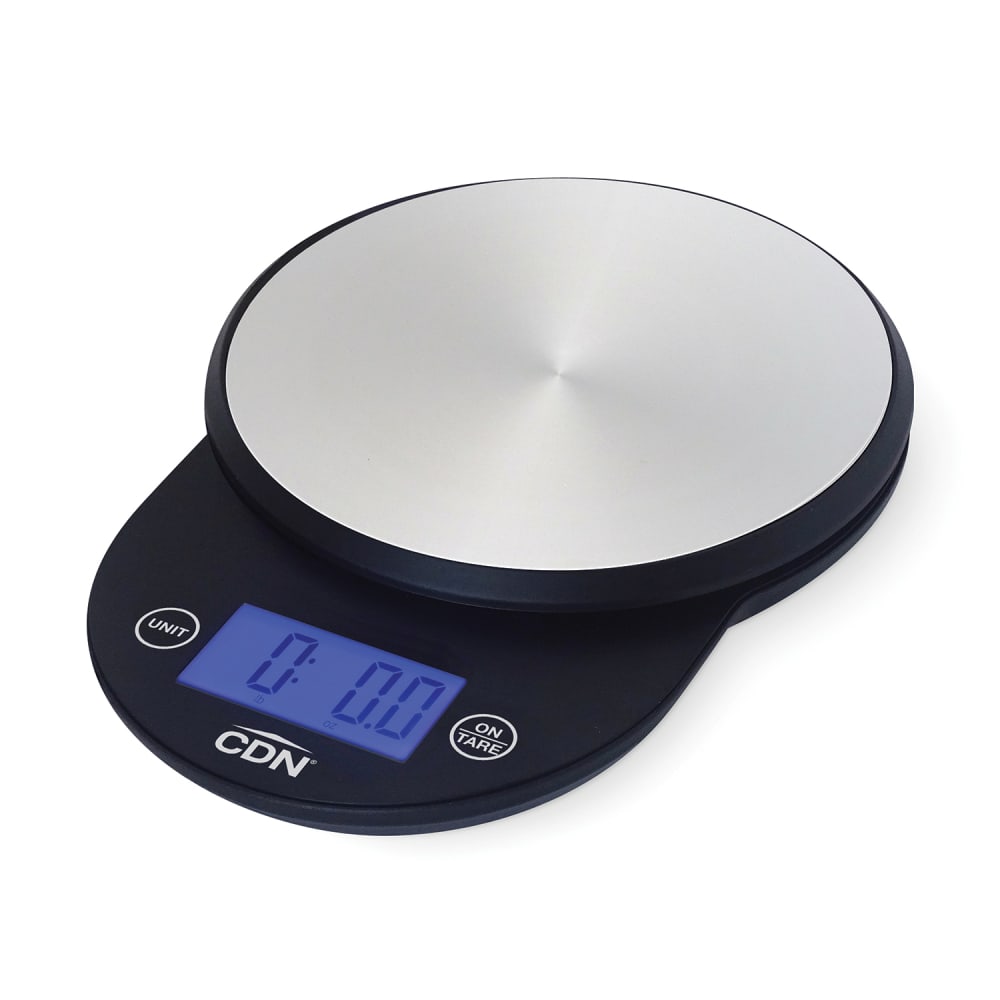 CDN 11 lb Digital Scale  - 6" x 8 1/8", Black (SD1104-BK)