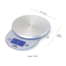 CDN 11 lb Digital Scale  - 6" x 8 1/8", Black (SD1104-BK) thumbnail 5