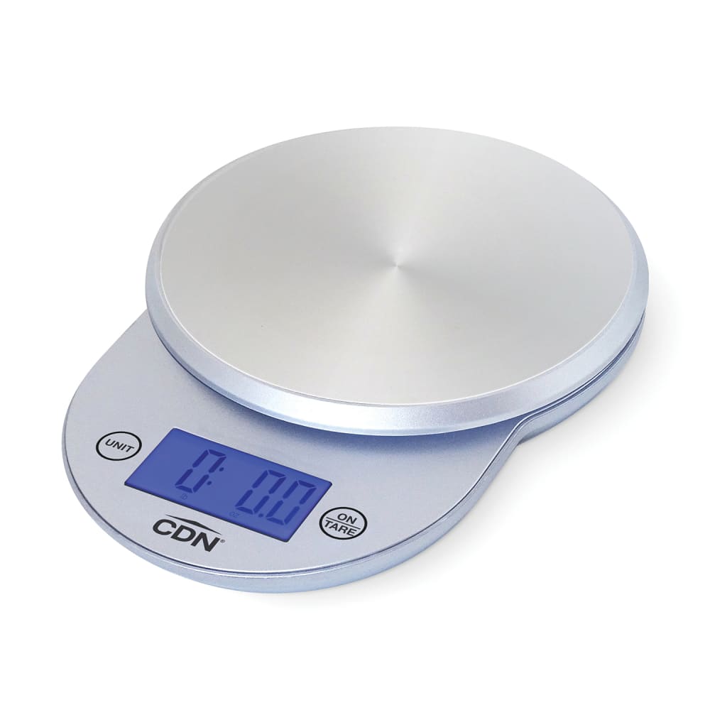 CDN 11 lb Digital Scale  - 6" x 8 1/8", Silver (SD1104-S)
