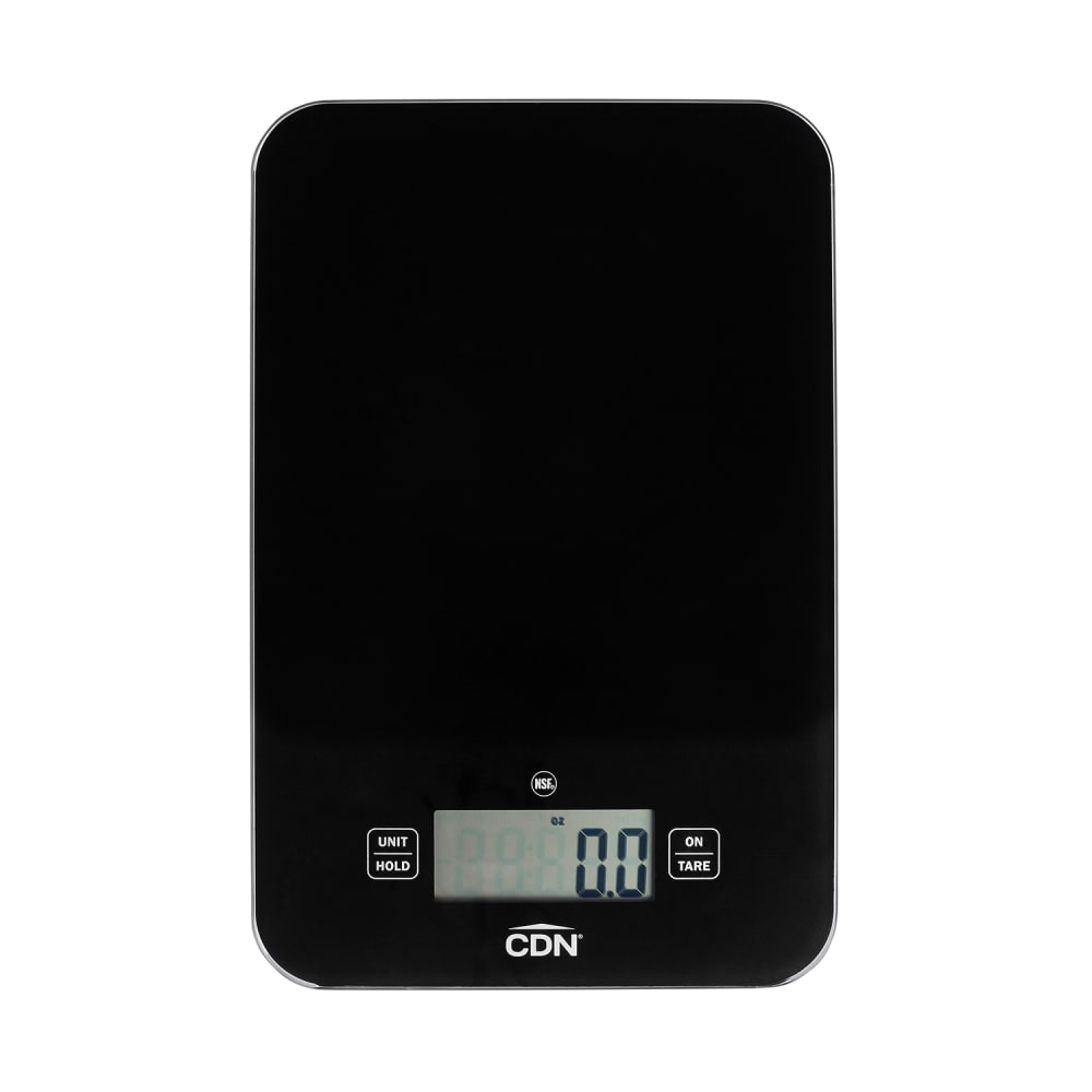 CDN 15 lb Digital Portion Control Scale - 6" x 9 3/16", Black (SD1502-BK)