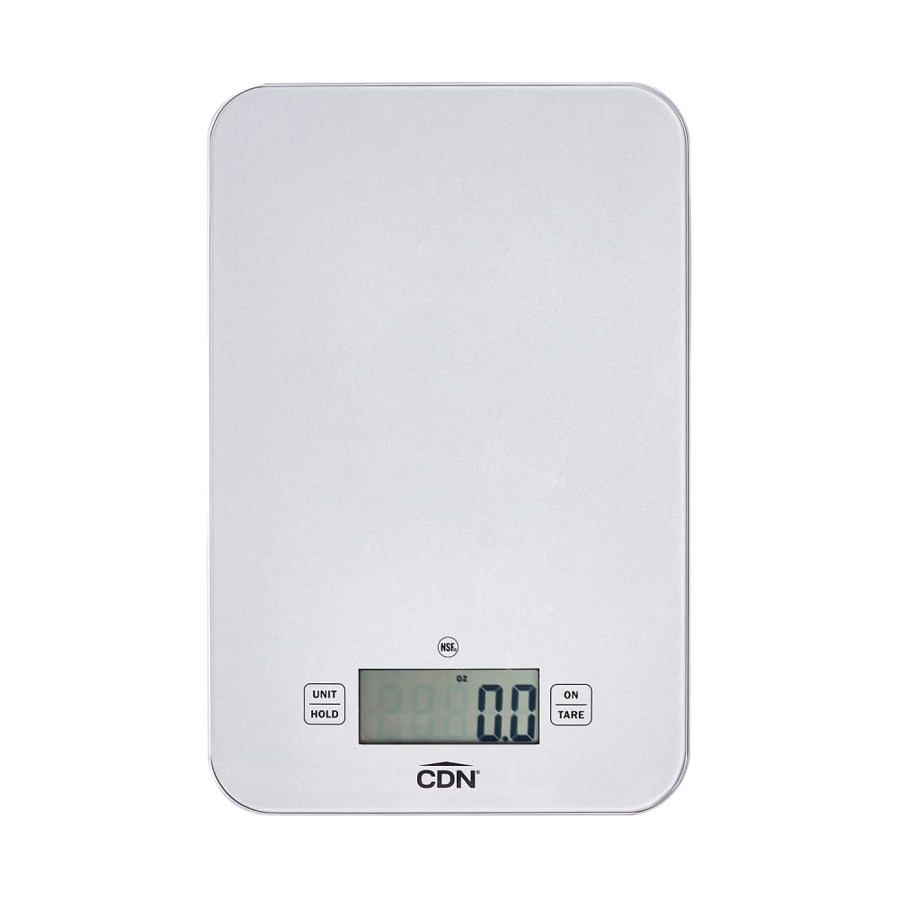 CDN 15 lb Digital Portion Control Scale - 6" x 9 3/16", Silver (SD1502-S)