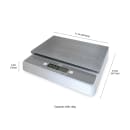 CDN 22 lb Digital Portion Control Scale w/ Removable Platform - 11 2/5" x 7", Silver (SD2202) thumbnail 5