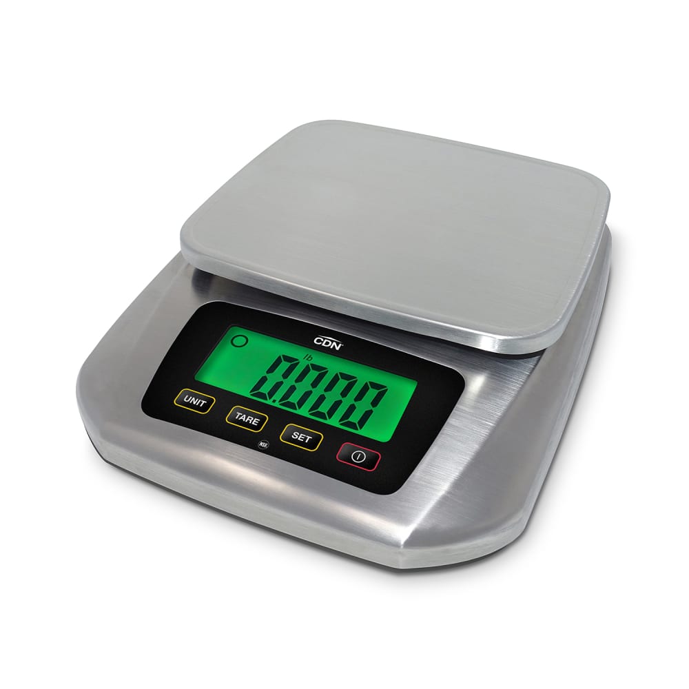 CDN 22 lb Digital Scale w/ Removable Platform - 7" x 6 2/5", Silver (SD2220)