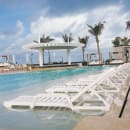 Grosfillex 44031004 Bahia Outdoor Stackable Chaise w/ Adjustable Back - Resin, White thumbnail 3