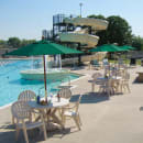 Grosfillex 49092066 Pacific Outdoor Stackable Armchair - Resin, Beige thumbnail 2