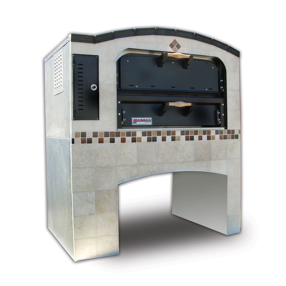 Marsal MB-236 Slice Series Floor Model Single Pizza Deck Oven - Natural Gas