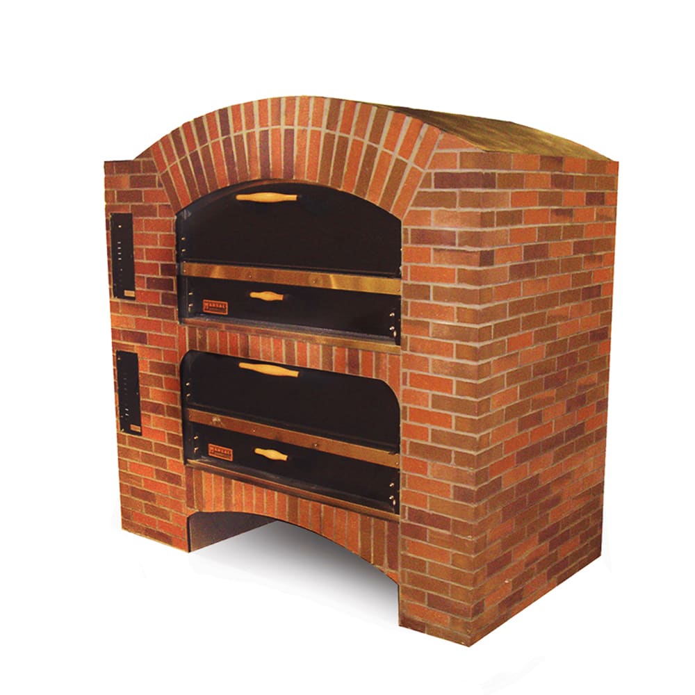 Marsal MB-866 Floor Model Single Pizza Deck Oven - Natural Gas