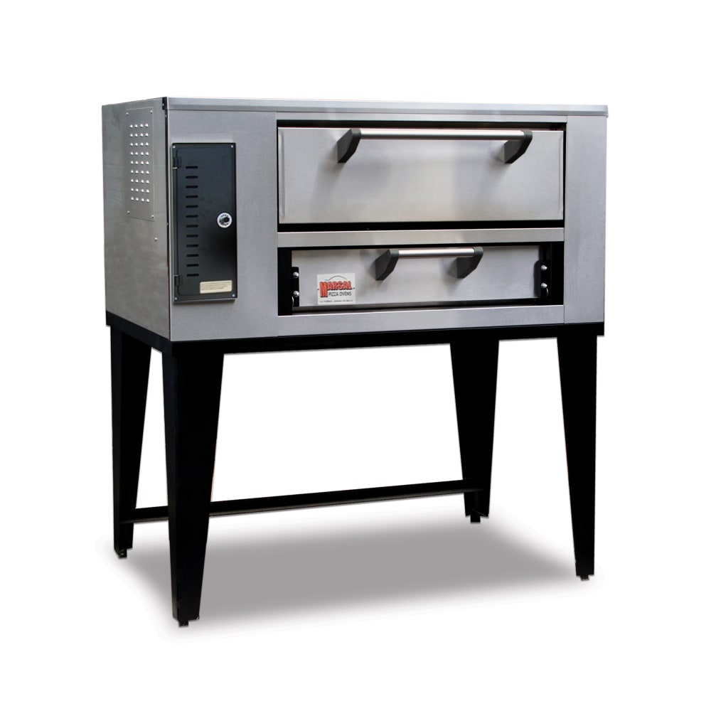 Marsal SD-448 Floor Model Single Pizza Deck Oven - Natural Gas