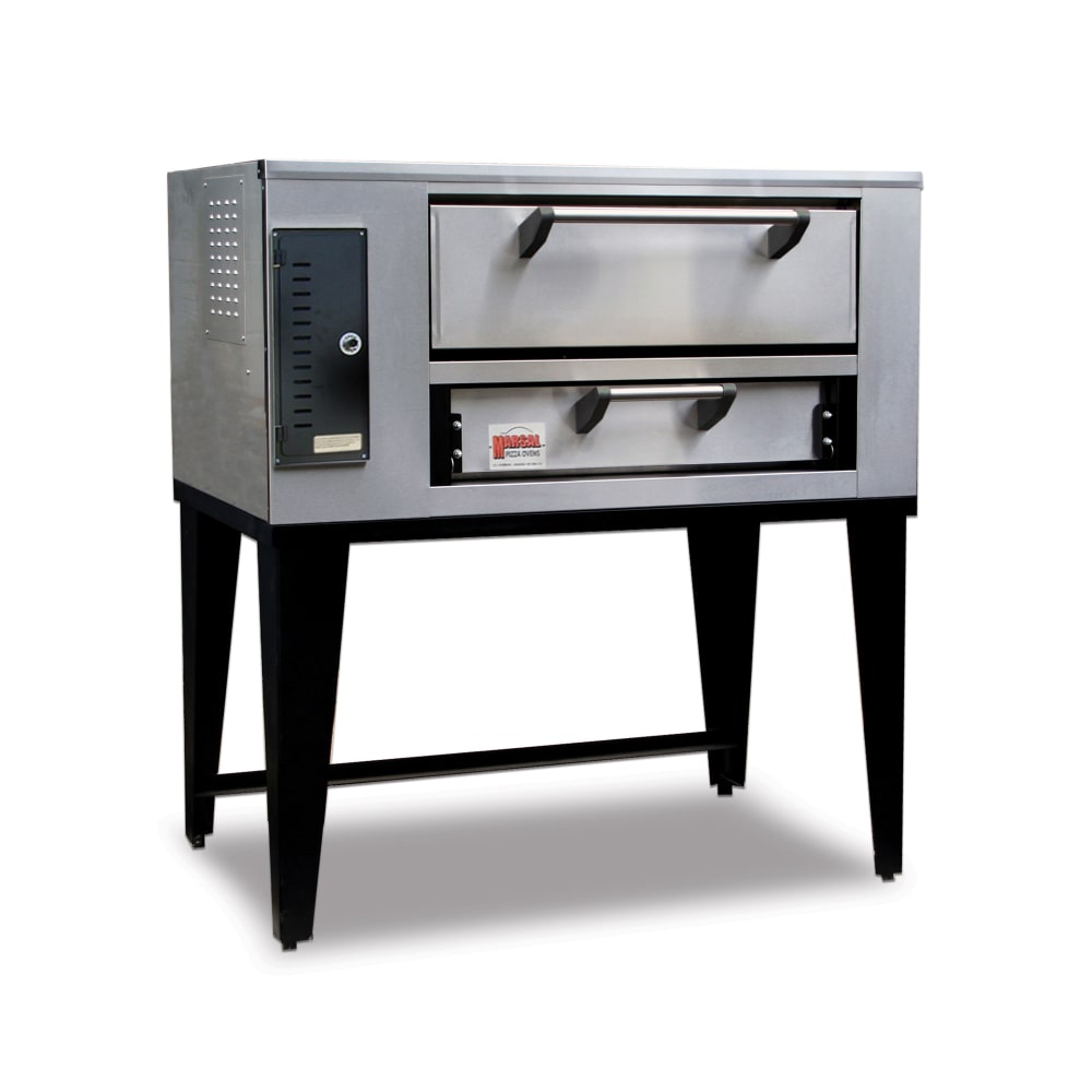 Marsal SD-866 Floor Model Single Pizza Deck Oven - Natural Gas