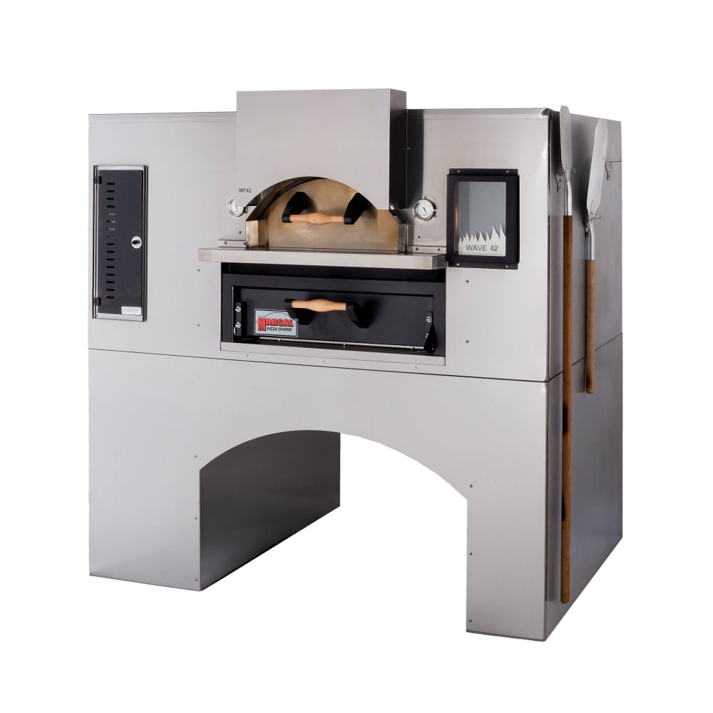 Marsal WF-60 Floor Model Single Pizza Deck Oven - Natural Gas