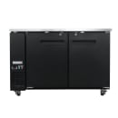MoTak MBB-2D-60-X 58-7/8" Bar Refrigerator - 2 Swinging Solid Doors, Black, 115v thumbnail 2