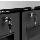 MoTak MBB-2D-60-X 58-7/8" Bar Refrigerator - 2 Swinging Solid Doors, Black, 115v thumbnail 9