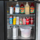 MoTak MBB-2D-60-G-X 58 7/8" Bar Refrigerator - 2 Swinging Glass Doors, Black, 115v thumbnail 10