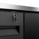 MoTak MBB-2D-70-X 69-1/8" Bar Refrigerator - 2 Swinging Solid Doors, Black, 115v thumbnail 11