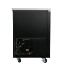 MoTak MBB-2D-70-X 69-1/8" Bar Refrigerator - 2 Swinging Solid Doors, Black, 115v thumbnail 7