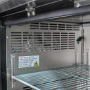 MoTak MBB-2D-70-G-X 69 1/8" Bar Refrigerator - 2 Swinging Glass Doors, Black, 115v thumbnail 7