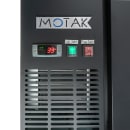 MoTak MBB-3D-90-X 90 3/8" Bar Refrigerator - 3 Swinging Solid Doors, Black, 115v thumbnail 10