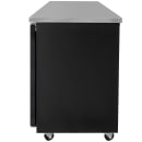 MoTak MBB-3D-90-G-X 90 3/8" Bar Refrigerator - 3 Swinging Glass Doors, Black, 115v thumbnail 7