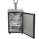 MoTak MBCBD-1-X 23 1/2" Kegerator Beer Dispenser w/ (1) Keg Capacity - (1) Column, Black, 115v thumbnail 4