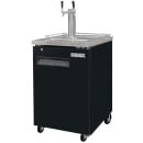 MoTak MBCBD-1-X 23 1/2" Kegerator Beer Dispenser w/ (1) Keg Capacity - (1) Column, Black, 115v thumbnail 5