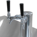 MoTak MBCBD-2-X 58 7/8" Kegerator Beer Dispenser w/ (2) Keg Capacity - (1) Column, Black, 115v thumbnail 15