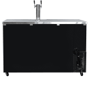 MoTak MBCBD-2-X 58 7/8" Kegerator Beer Dispenser w/ (2) Keg Capacity - (1) Column, Black, 115v thumbnail 9