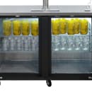 MoTak MBCBD-4-X 90 3/8" Kegerator Beer Dispenser w/ (3) Keg Capacity - (2) Column, Black, 115v thumbnail 12